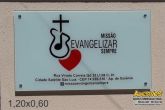 Placa de Vidro  1,20x0.60 Projeto Evangelizar