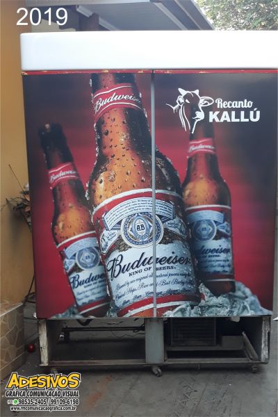 Plotagem Budweiser Cervejeira