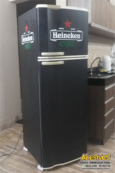 Plotagem em Geladeira HEINEKEN