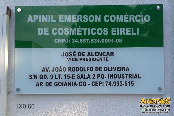 Placa de Vidro 1x0,60