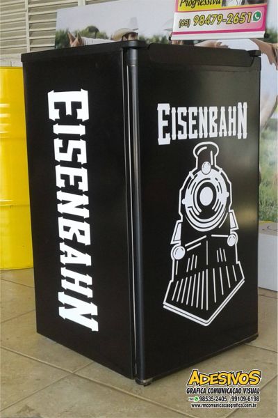 Plotagem em Frigobar Eisenbahn