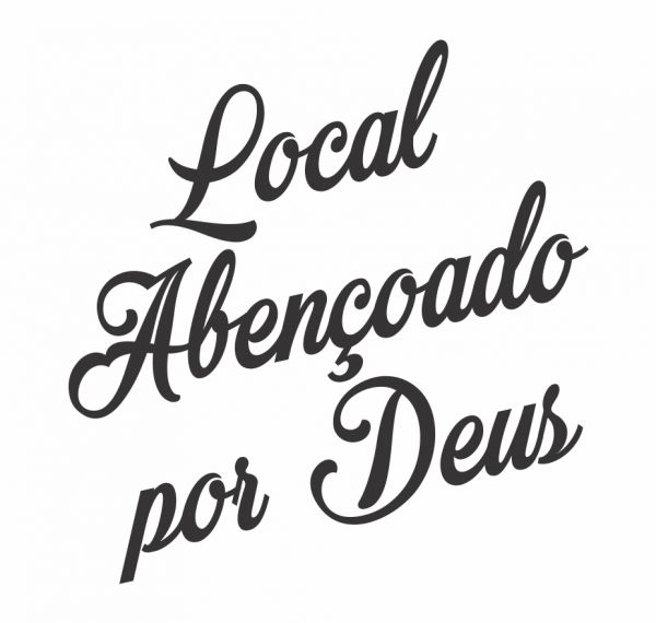 Adesivo Local Abençoado por Deus