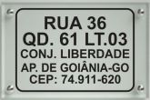 Placas de Endereço